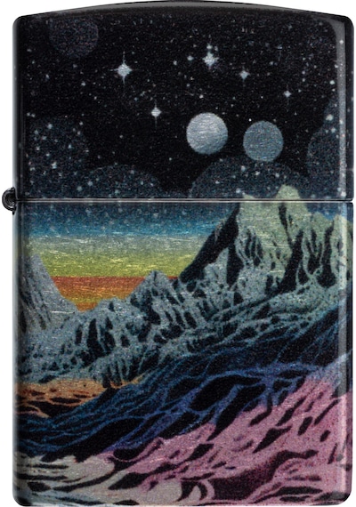 Zippo 48459 Space In Color Design Çakmak Çok Renkli