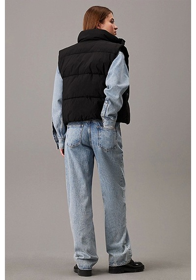 Calvin Klein Chenılle Monologo Vest Siyah
