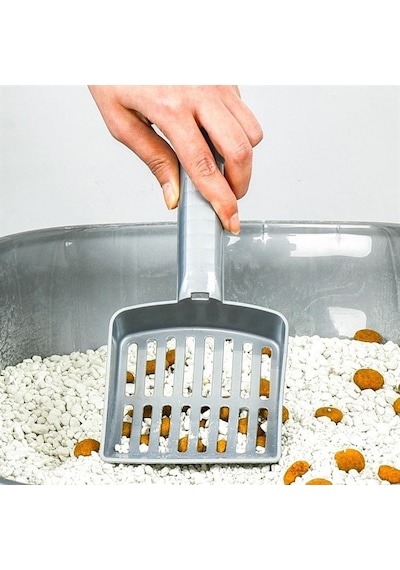 BUFFER® Plastik Evcil Hayvan Kedi Kumu Temizleme Eleme Küreği BUFFER® Plastik Evcil Hayvan Kedi Kumu Temizleme Eleme Küreği