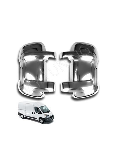 Fiat Ducato 2006-2024 Ayna Kapağı Abs Krom 2 Parça