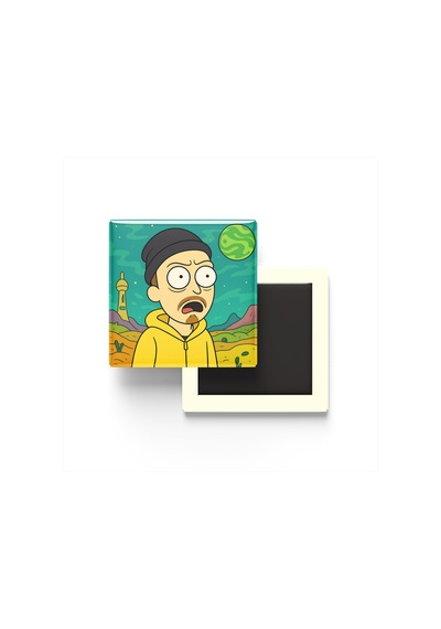 Jesse Pinkman - 9x9 Cm Baskılı Kare Buzdolap Magneti