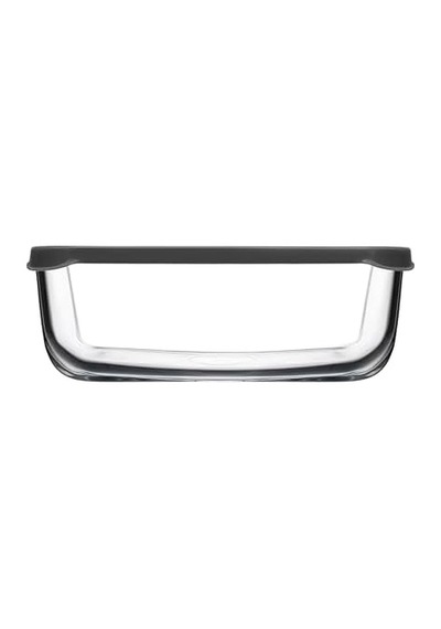Snow Box Saklama Kabı 1225 Cc Plastik Gri Kapaklı