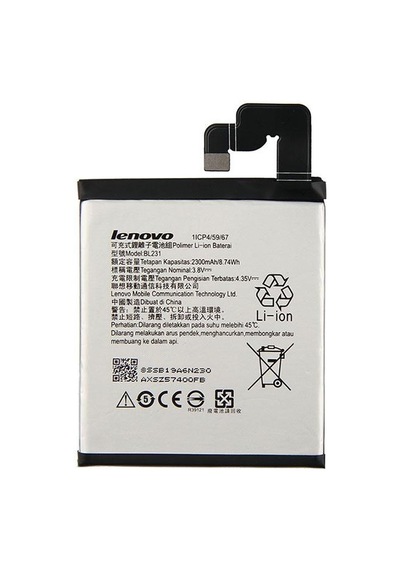 Lenovo Vibe X2 A Kalite Pil Batarya Bl-231 - 2300 Mah - Gns26100233