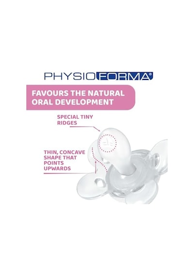 Physioforma Silikon Emzik 16-36 Ay, 2'li Pembe