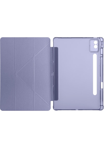 Lenovo Idea Tab Pro 12.7inç Tb-373fu Kılıf Kalem Bölmeli Trifolding Case Kılıf