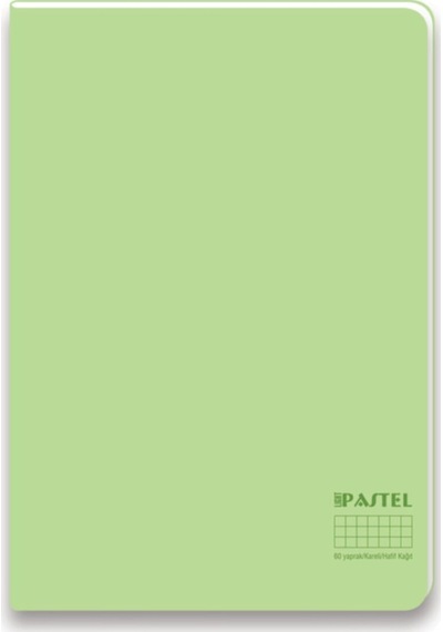 Pastel Light A4 60 Yaprak Çizgisiz Defter 6 Adet