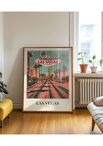 Çerçevesiz Poster Amerika Nın Eğlence Merkezi
