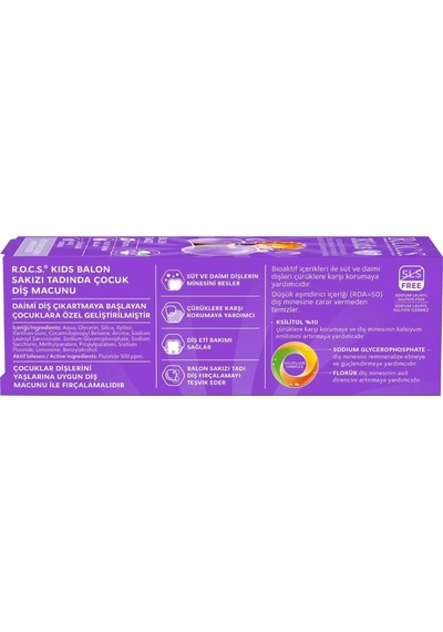 Mey İthalat .kids Diş Macunu 4-7 Yaş 35 Ml Sakız