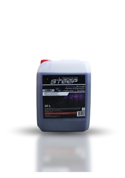 Steep Ultimate Simli Jel Lastik Parlatıcı Mor 20 Lt