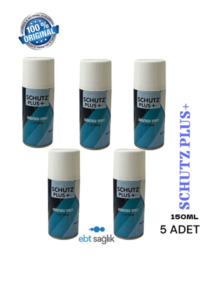 Schutz Plus Soğutucu Sprey 150 Ml 5 Adet Anestezik Ve Lazer Epilasyon İçin