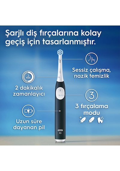 Oral-b İo 2 Şarjlı Diş Fırçası - Yeşil, Seyahat Kabı İle