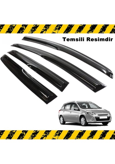 Renault Clio 3 Mügen Cam Rüzgarlığı Stw 2006-2012 Arası 4 Lü N11.31238