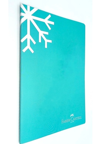 A5 Defter 40 Yaprak Renkli Çizgisiz Sayfalar Mavi