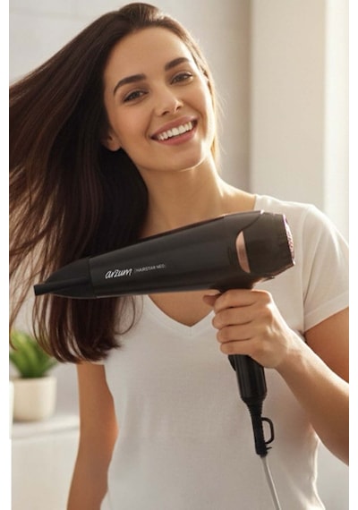 Arzum AR5134 Hairstar Neo Saç Kurutma Makinesi 2300 W, Soğuk Hava Fonksiyonu, Siyah