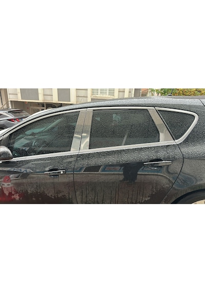 Opel Astra J Sedan-hb Uyumlu 2009-2020 Krom Cam Direği 6 Parça Paslanmaz Çelik Astra J