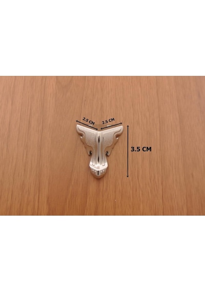 Azimkarhirdavat Kelebek Çeyiz Süs Sandıkları İçin Minik Lükens Ayak (3.5 Cm) 10 A