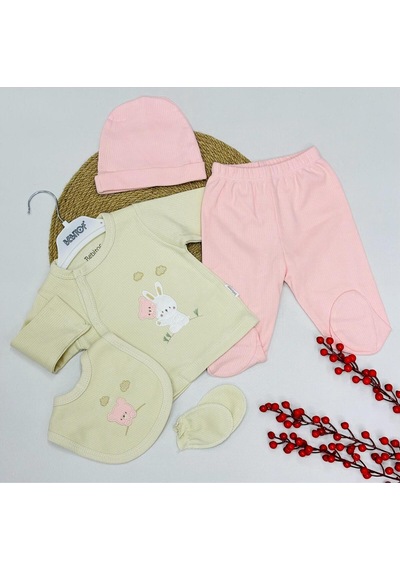 Bybest Beauty 5li Set Hastane Çıkışları Pembe