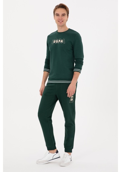 U.S. Polo Assn. U.s. Polo Assn. Erkek Koyu Yeşil Sweatshirt 50316372-vr079 Koyu Yesıl