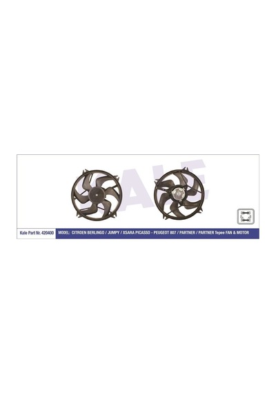 KALE 420400 FAN MOTORU 807 PARTNER YM  PARTNER TEPEE / XSARA PICA