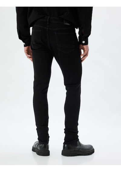 Koton Skinny Fit Kot Pantolon - Michael Jean Siyah 5wam40063nd Siyah