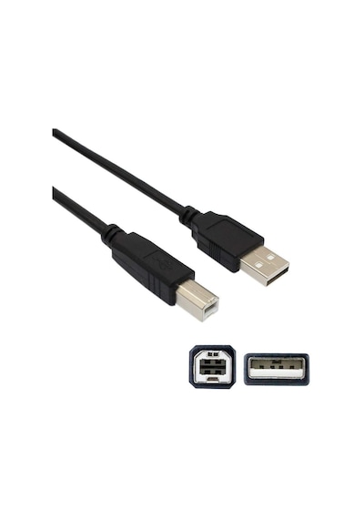 5 Metre USB Yazıcı Kablosu USB 2.0 Tip A Erkek - B Erkek