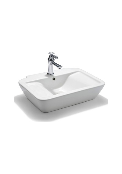 Lena - Tezgah Üstü Porselen Lavabo - E-2251 Beyaz