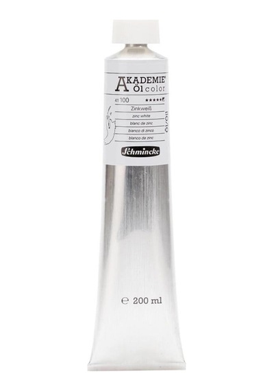 Schmincke Akademie Öl Color Yağlı Boya 200 Ml Seri 1 100 Zinc White Karışık, Çok Renkli