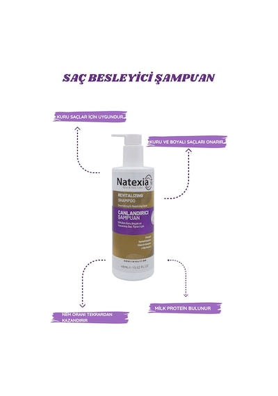 Kuru, Boyalı Ve Yıpranmış Saçlar İçin Dökülme Karşıtı Canlandırıcı Şampuan 400 Ml