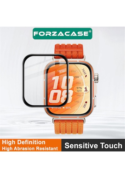 Forzacase Huawei Watch Fit 5 Pro İçin Çerçeveli Tam Kaplayan 3d Pet Ekran Koruyucu Film - Fc016