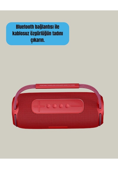 Mey İthalat Suya Dayanıklı 20w Rgb Hoparlör Bluetooth, Usb, Sd Kart Ve Aux Girişli