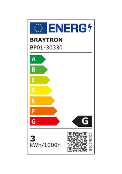 Braytron Sıva Altı Led Spot Beyaz Gövde 3W 6500K Yuvarlak Bp01-3