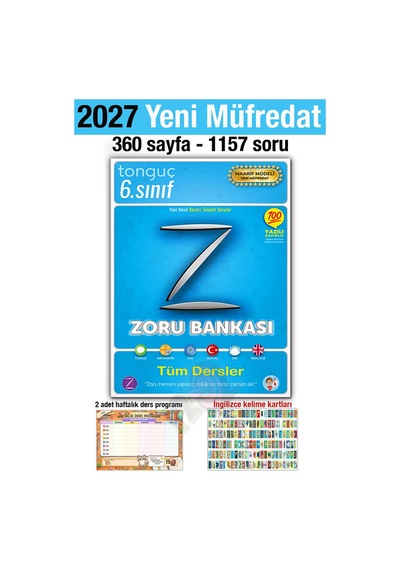6. Sınıf 2027 Zoru Bankası Tüm Dersler