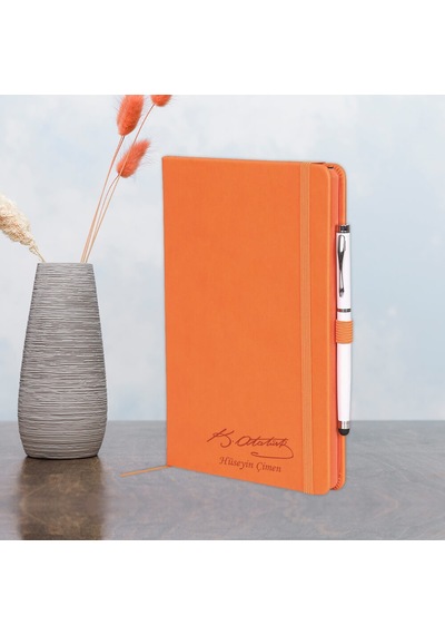 Kişiye Özel Tasarımlı Tarihsiz Çizgili Defter
