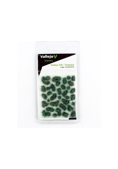 Vallejo Sc432 Turquoise, 6 Mm. Hazır Çim Dokusu