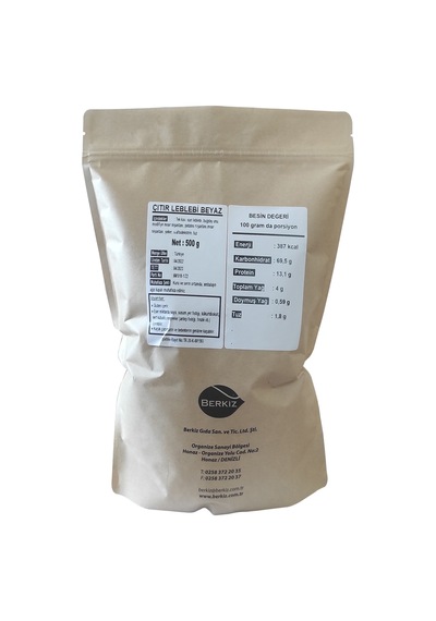 Berkız Beyaz Çıtır Leblebi 500 G