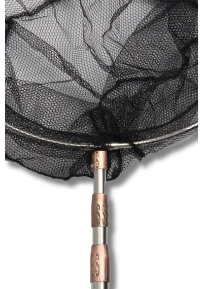 Powerex Paslanmaz Krom Çelik Lüks Kepçe 50cm Çap / 190cm Sap / Dar Göz