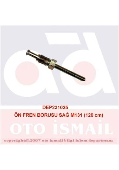 DEPAR 1025 Fren Borusu Ön Sağ Murat 131 120 Cm