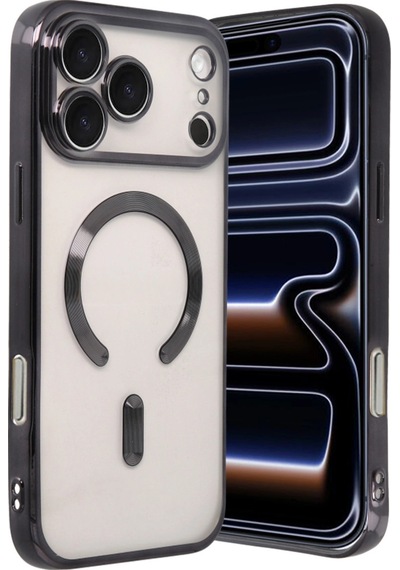 Apple, Uyumlu iPhone 17 Pro Max Kross Magneticsafe Kapak Siyah