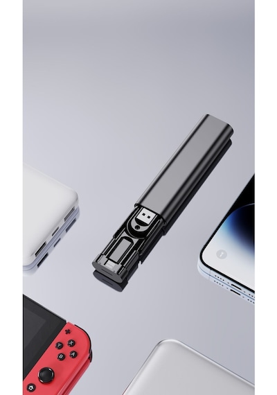 Seyahat Kiti, 7 In 1 Çok Işlevli Type-c, Usb, Micro Lighting Port, Apple Uyumlu iPhone, Android, Pc Çevirici