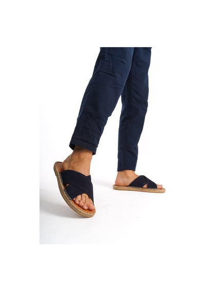 Mubiano Hakiki Deri Summer Erkek Süet Çapraz Bantlı Jüt Taban Lacivert Espadril Terlik -mssr5959-lcv Lacivert Mubiano Hakiki Deri Summer Erkek Süet Çapraz Bantlı Jüt Taban Lacivert Espadril Terlik -mssr5959-lcv Lacivert