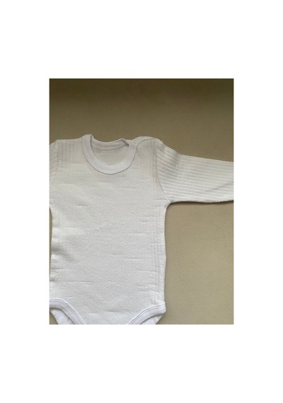 Pirinç Bebe Bebek Fitilli Body Beyaz - 653232419 Beyaz