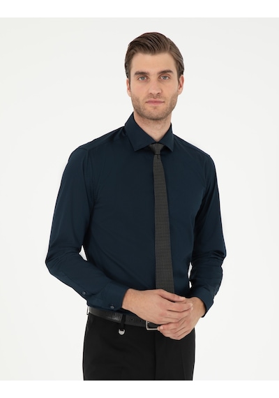 Pierre Cardin Erkek Lacivert Gömlek Basic 50292526-vr033 Lacivert