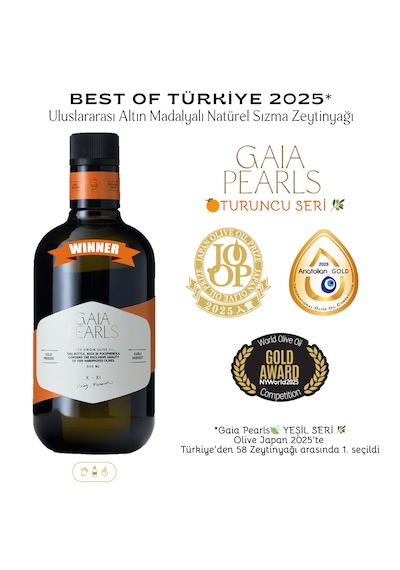 Milas Memecik Erken Hasat Soğuk Sıkım Turuncu Seri 250 Ml Cam