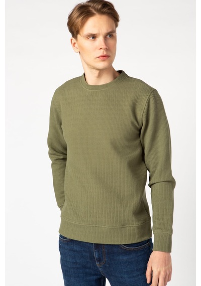 Vigoss Erkek Jakarlı Sweatshırt 62133-00377 Haki