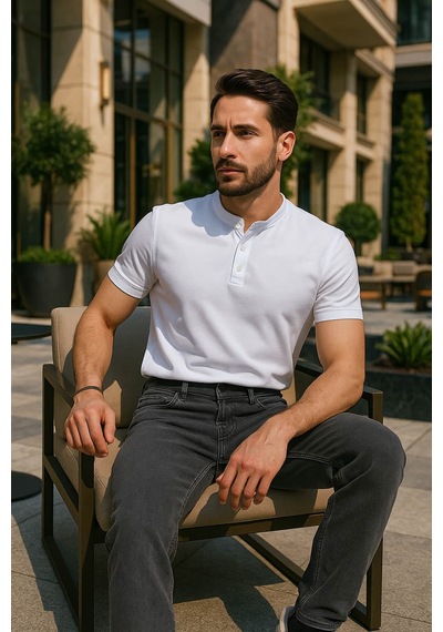 Banny Jeans Erkek Likralı Straight Fit Jean Pantolon Gri