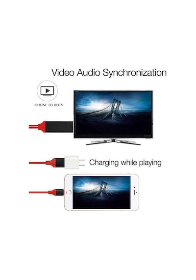 4308 Lightning Hdmi Çevirici Dönüştürücü Tv Kablosu