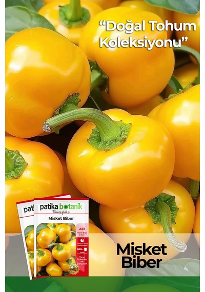 Patika Botanik 200 Adet Misket Biber Tohumu