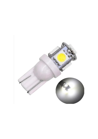 OtoÇizgi T10 5 Ledli Smd Evrensel Park Lambası Beyaz Işık Takım 2 Adet OtoÇizgi