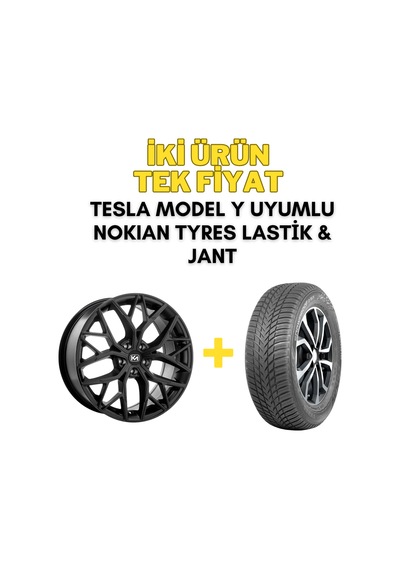Kormetal Tesla Y Uyumlu 255/40r20 Kış 4 Adet Yılı:2024 + Km 3420 20" Jant 4 Adet