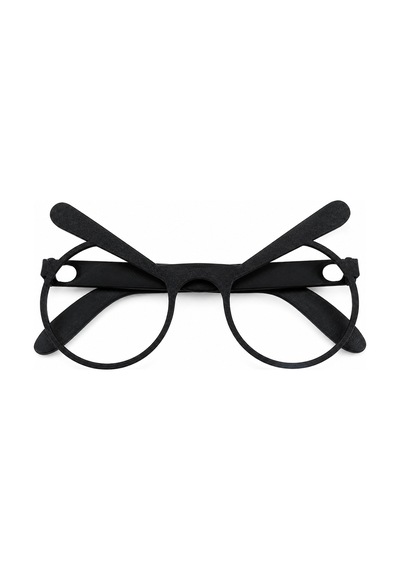 Minimal Retro Parti Gözlüğü Tekli Siyah Tasarım Eğlenceli Konsept Sert Plastik Hafif Gözlük Tüm Yaşlar